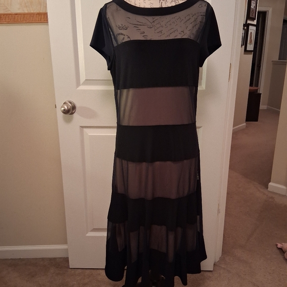 R&M Richards Mesh Midi Dress. Size 14 - Picture 4 of 6